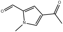 1H-Pyrrole-2-carboxaldehyde, 4-acetyl-1-methyl- (9CI) 구조식 이미지