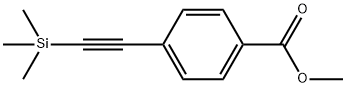 메틸4-(2-(트리메틸실릴)에티닐)벤조에이트 구조식 이미지