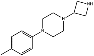 PIPERAZINE, 1-(3-AZETIDINYL)-4-(4-METHYLPHENYL)- Structure