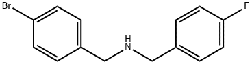 N-(4-브로모벤질)-4-플루오로벤질라민 구조식 이미지
