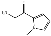 Ethanone, 2-amino-1-(1-methyl-1H-pyrrol-2-yl)- (9CI) 구조식 이미지