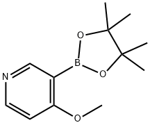 4-METHOXY-3-(4,4,5,5-TETRAMETHYL-[1,3,2]DIOXABOROLAN-2-YL)-PYRIDINE 구조식 이미지