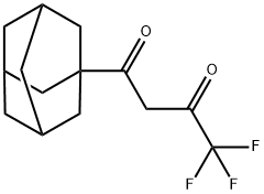 1-ADAMANTAN-1-YL-4,4,4-TRIFLUORO-BUTANE-1,3-DIONE Structure