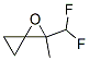 1-옥사스피로[2.2]펜탄,2-(디플루오로메틸)-2-메틸- 구조식 이미지