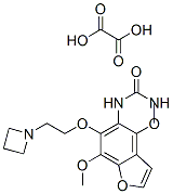 3-[6-[2-(azetidin-1-yl)ethoxy]-4,7-dimethoxy-benzofuran-5-yl]-1-methyl -urea, oxalic acid Structure