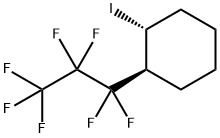 TRANS-1-IODO-2-(HEPTAFLUOROPROPYL)CYCLOHEXANE Structure