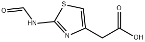 2-Formamidothiazol-4-acetic acid 구조식 이미지