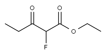 Ethyl 2-fluoro-3-oxopentanoate 구조식 이미지