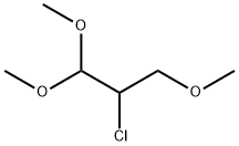 2-chloro-1 1 3 -TRIMETHOXYPROPANE Structure