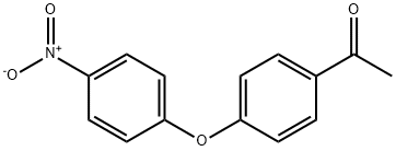 4-아세틸-4'-니트로디페닐에테르 구조식 이미지