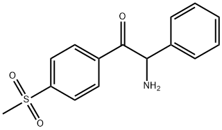 에타논,2-아미노-1-[4-(메틸술포닐)페닐]-2-페닐- 구조식 이미지