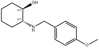 TRANS-2-(4-METHOXY-BENZYLAMINO)-CYCLOHEXANOL 구조식 이미지