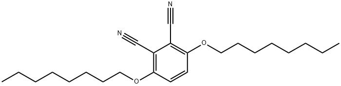 3,6-디옥틸록시-1,2-벤젠디카보니트릴 구조식 이미지