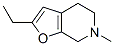 Furo[2,3-c]pyridine, 2-ethyl-4,5,6,7-tetrahydro-6-methyl- (9CI) Structure