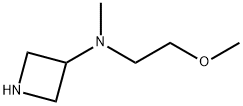 3-Azetidinamine,N-(2-methoxyethyl)-N-methyl-(9CI) Structure