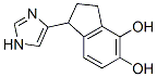 1H-Indene-4,5-diol, 2,3-dihydro-1-(1H-imidazol-4-yl)- (9CI) 구조식 이미지