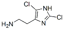 1H-Imidazole-4-ethanamine,  2,5-dichloro- Structure