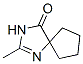 1,3-Diazaspiro[4.4]non-1-en-4-one, 2-methyl- (9CI) 구조식 이미지