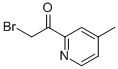 Ethanone, 2-bromo-1-(4-methyl-2-pyridinyl)- (9CI) 구조식 이미지