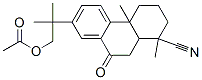 [2-(8-cyano-4b,8-dimethyl-10-oxo-6,7,8a,9-tetrahydro-5H-phenanthren-2- yl)-2-methyl-propyl] acetate Structure