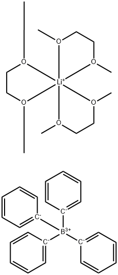 LITHIUM TETRAPHENYLBORATE TRIS(1,2-DIMETHOXYETHANE) Structure
