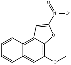 2-니트로-4-메톡시나프토(2,1-B)푸란 구조식 이미지
