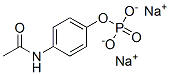 disodium 4-acetamidophenyl phosphate Structure