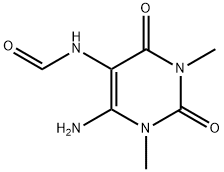 6-amino-5-formamido-1,3-dimethyluracil  Structure