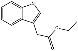Ethyl 2-(1-benzothiophen-3-yl)acetate 구조식 이미지