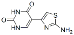 5-(2-amino-1,3-thiazol-4-yl)-1H-pyrimidine-2,4-dione 구조식 이미지