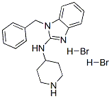 1-benzyl-N-piperidin-4-yl-1H-benzimidazol-2-amine dihydrobromide Structure