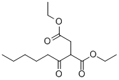 2-HEXANOYL-SUCCINIC ACID DIETHYL ESTER Structure