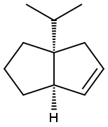 Pentalene, 1,2,3,3a,4,6a-hexahydro-3a-(1-methylethyl)-, cis- (9CI) Structure