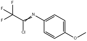 2,2,2-TRIFLUORO-N-(4-METHOXY-PHENYL)-ACETIMIDOYL CHLORIDE 구조식 이미지