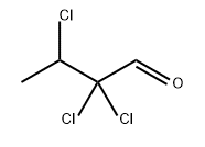 2,2,3-trichlorobutyraldehyde Structure