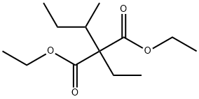 Diethyl ethyl(1-methylpropyl)malonate 구조식 이미지