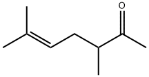 3,6-dimethylhept-5-en-2-one  Structure