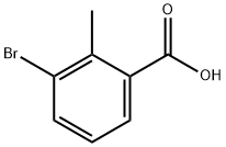 3-Bromo-2-methylbenzoic acid Structure