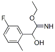 Benzeneethanimidic  acid,  5-fluoro--alpha--hydroxy-2-methyl-,  ethyl  ester  (9CI) Structure