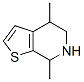 티에노[2,3-c]피리딘,4,5,6,7-테트라히드로-4,7-디메틸-(9CI) 구조식 이미지