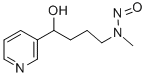 4-(METHYLNITROSAMINO)-1-(3-PYRIDYL)-1-BUTANOL 구조식 이미지