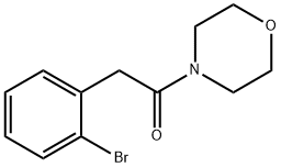 2-(2-Bromophenyl)-1-morpholinoethanone Structure