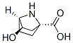 7-아자비시클로[2.2.1]헵탄-1-카르복실산,3-히드록시-,(1S,3R,4R)-(9CI) 구조식 이미지