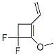 Cyclobutene, 1-ethenyl-3,3-difluoro-2-methoxy- (9CI) Structure