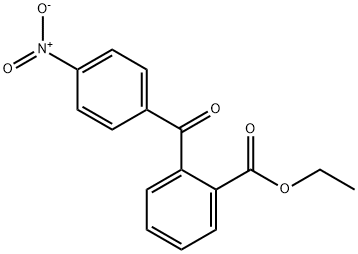 2-에톡시카보닐-4'-니트로벤조페논 구조식 이미지