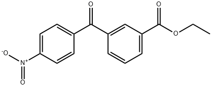 3-에톡시카보닐-4'-니트로벤조페논 구조식 이미지