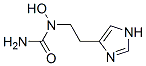우레아,N-하이드록시-N-[2-(1H-이미다졸-4-일)에틸]-(9CI) 구조식 이미지