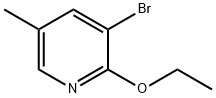 피리딘,3-브로모-2-에톡시-5-메틸-(9CI) 구조식 이미지
