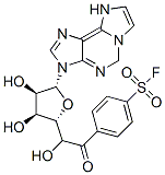5'-(4-플루오로술포닐벤조일)-1,N6-에테노아데노신 구조식 이미지