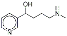 rac-4-(메틸아미노)-1-(3-피리딜)-1-부탄올 구조식 이미지